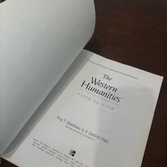 The Western Humanities Volume I: Beginnings Through Renaissance Paperback Book - Picture 7 of 11
